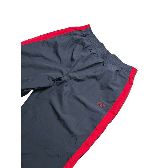 Reebok Vintage Track Pants Men’s XL Black Red Side Stripe Y2K Style Baggy loose - Picture 2 of 8